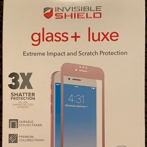 NEW Rose gold screen protector(iPhone 6/6s/7)
